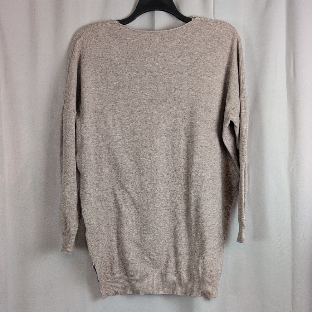 Dreamers Beige‎ V-Neck Sweater - Picture 2 of 5